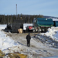 Captain Project - Drill and water truck - Drill hole C-20-02